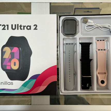 Smartwatch T21 Ultra2 + 4 manillas