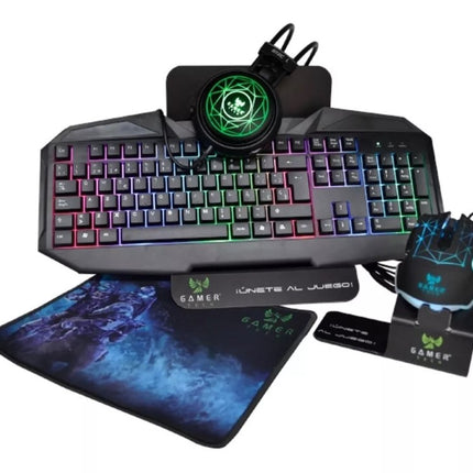 Combo Gamer 4 en 1