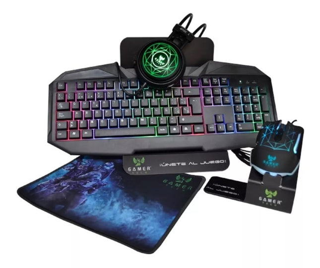 Combo Gamer 4 en 1